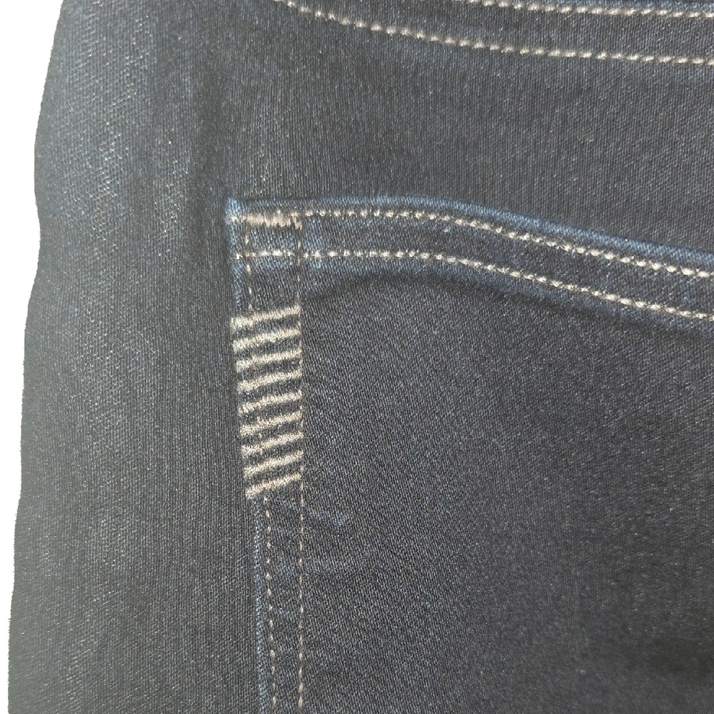 PAIGE Women's Dark Blue Skinny Jeans - Picture 4 of 6
